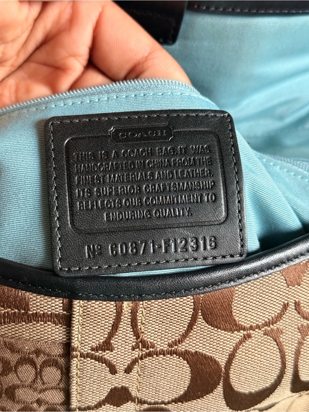 Coach Soho Signature Patchwork Bag - Gem